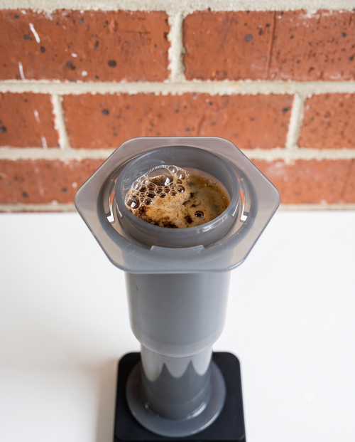 Aeropress ters demleme metodu adımı 3