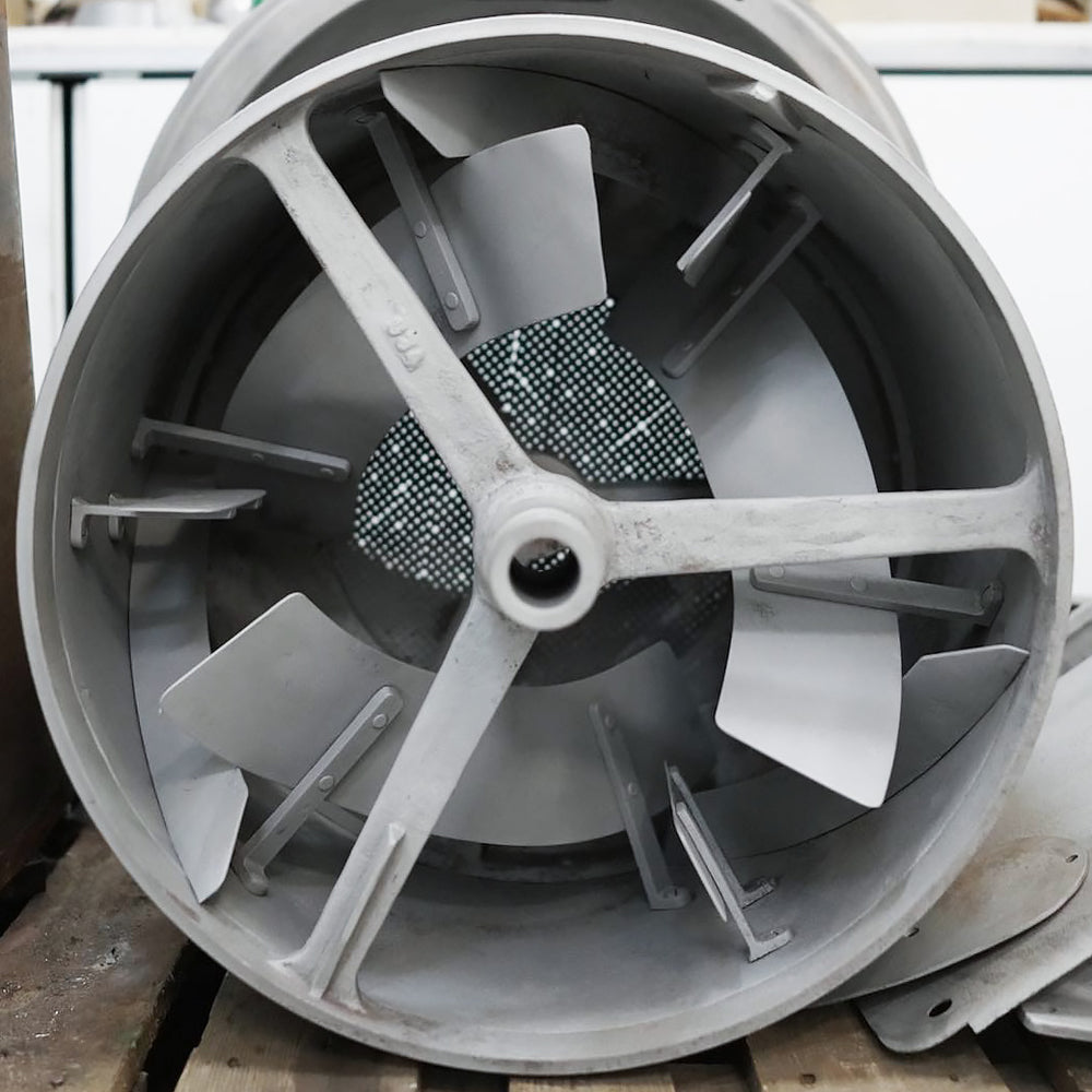 Teğet kavurma makinesi (fan/rotor)